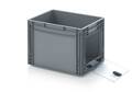 AUER Packaging Skladové otevřené přepravky V euroformátu s průhlednou deskou z akrylového skla EG SKS 43/32 HG Náhledová fotografie 2